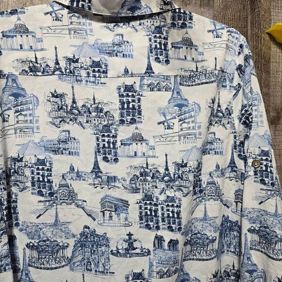 Karl Lagerfeld Paris Women's Long Sleeve Whimsical Blouse - Picture 4 of 6